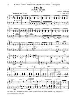 page one of Ballad (Piano Solo)