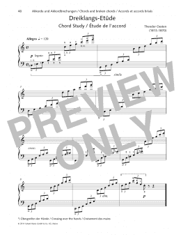 page one of Chord Study (Piano Solo)