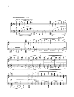 page one of La cathédrale engloutie (Piano Solo)