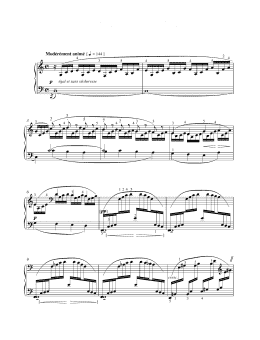page one of Doctor Gradus ad Parnassum (Piano Solo)