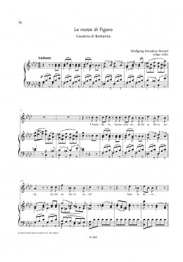 page one of L'ho perduta (Piano & Vocal)