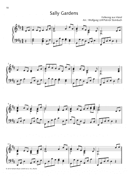 page one of Sally Gardens (Piano Solo)
