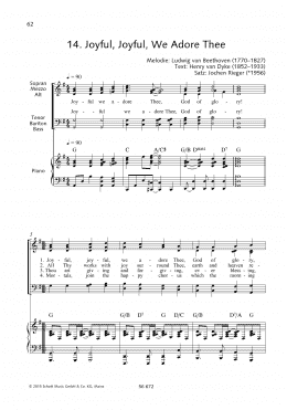 page one of Joyful, Joyful, We Adore Thee (Choir)