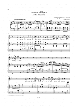page one of Un Moto di Gioia (Piano & Vocal)
