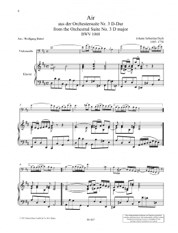 page one of Air (String Solo)