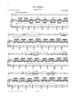 page one of Ave Maria (String Solo)