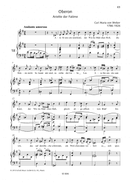page one of Arabiens einsam Kind (Piano & Vocal)