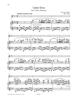page one of Casta Diva (Brass Solo)