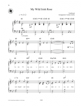 page one of My Wild Irish Rose (Piano Solo)
