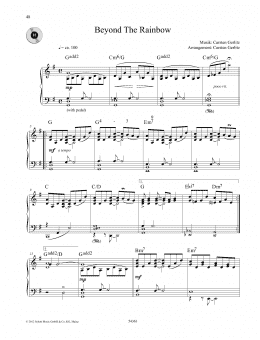 page one of Beyond the Rainbow (Piano Solo)