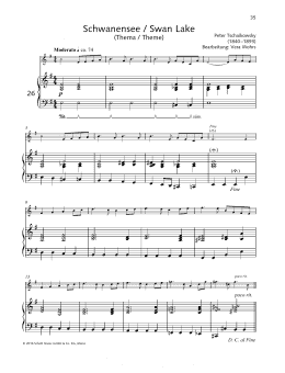 page one of Swan Lake (Woodwind Solo)