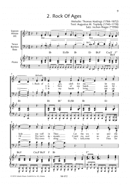 page one of Rock of Ages (Choir)