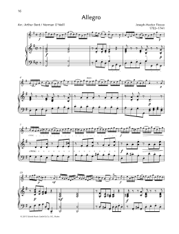 page one of Allegro (String Solo)