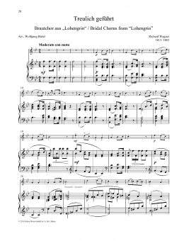 page one of Treulich geführt (Woodwind Solo)