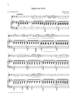 page one of Après un rêve (String Solo)