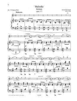 page one of Melody (Woodwind Solo)
