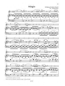 page one of Adagio (Woodwind Solo)