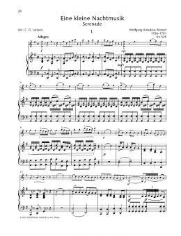 page one of Eine kleine Nachtmusik (String Solo)