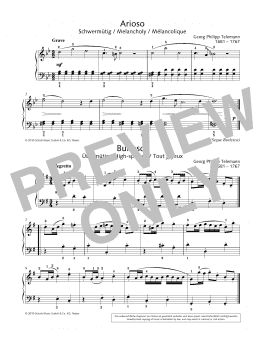 page one of Arioso-Burlesca (Piano Solo)