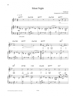page one of Silent Night (Piano & Vocal)