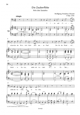 page one of O Isis Und Osiris (Piano & Vocal)