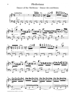 page one of Dance Of The Mirlitons (Piano Solo)