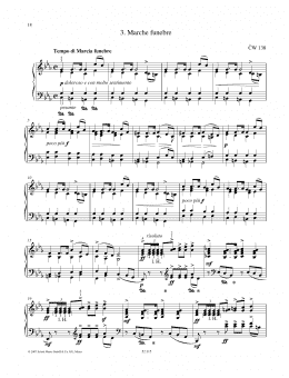 page one of Marche Funebre (Piano Solo)