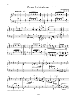 page one of Danse Bohémienne (Piano Solo)