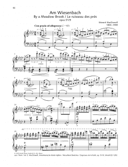 page one of By a Meadow Brook (Piano Solo)