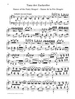 page one of Dance of the Fairy Dragée (Piano Solo)