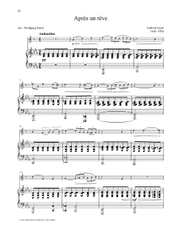 page one of Après un rêve (Brass Solo)