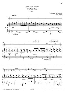 page one of Berceuse (Woodwind Solo)
