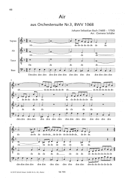 page one of Air (SATB Choir)