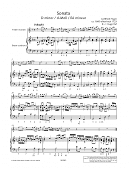 page one of Sonata D Minor (Woodwind Solo)