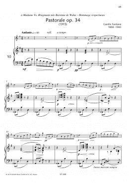page one of Pastorale (Woodwind Solo)
