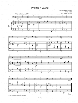 page one of Waltz (String Solo)