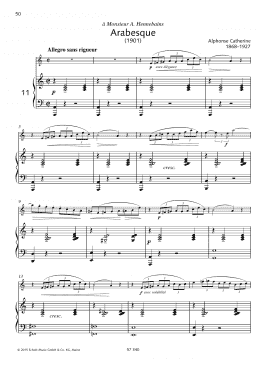 page one of Arabesque (Woodwind Solo)