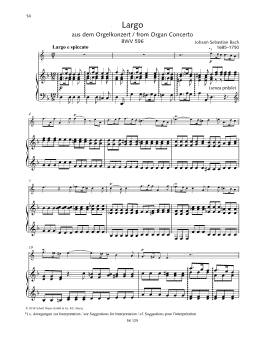 page one of Largo (Brass Solo)