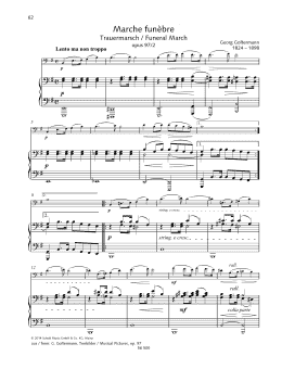 page one of Marche Funebre (String Solo)