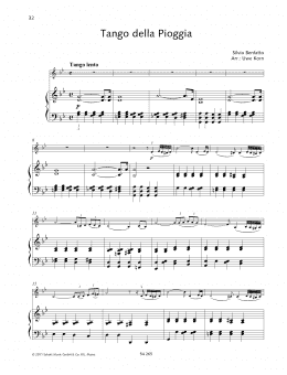 page one of Tango della Piogga (String Solo)