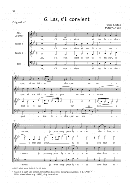 page one of Las s'il convient (Choir)