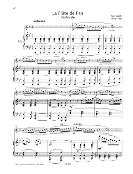 page one of La Flute De Pan (Woodwind Solo)