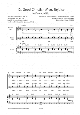 page one of Good Christian Men, Rejoice (Choir)