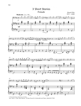 page one of Prélude (String Solo)