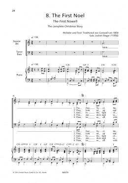 page one of The First Noel (Choir)