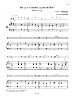 page one of Ode To Joy (String Solo)