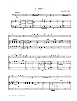 page one of Scherzo (String Solo)
