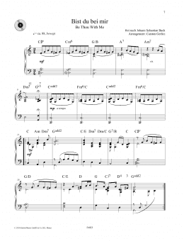 page one of Be Thou With Me (Piano Solo)