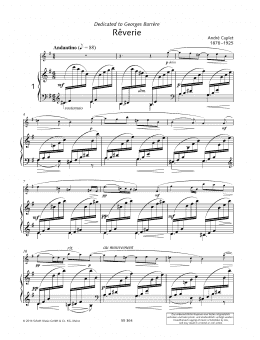 page one of Reverie (Woodwind Solo)