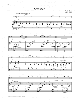 page one of Serenade (String Solo)